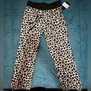 Cuddl Duds fleecewear - Leopard Print PJ/Lounge Pants - NWT